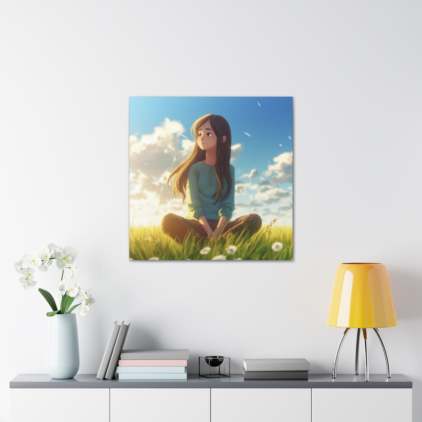 Sunshine And Grass- Large Wall Art