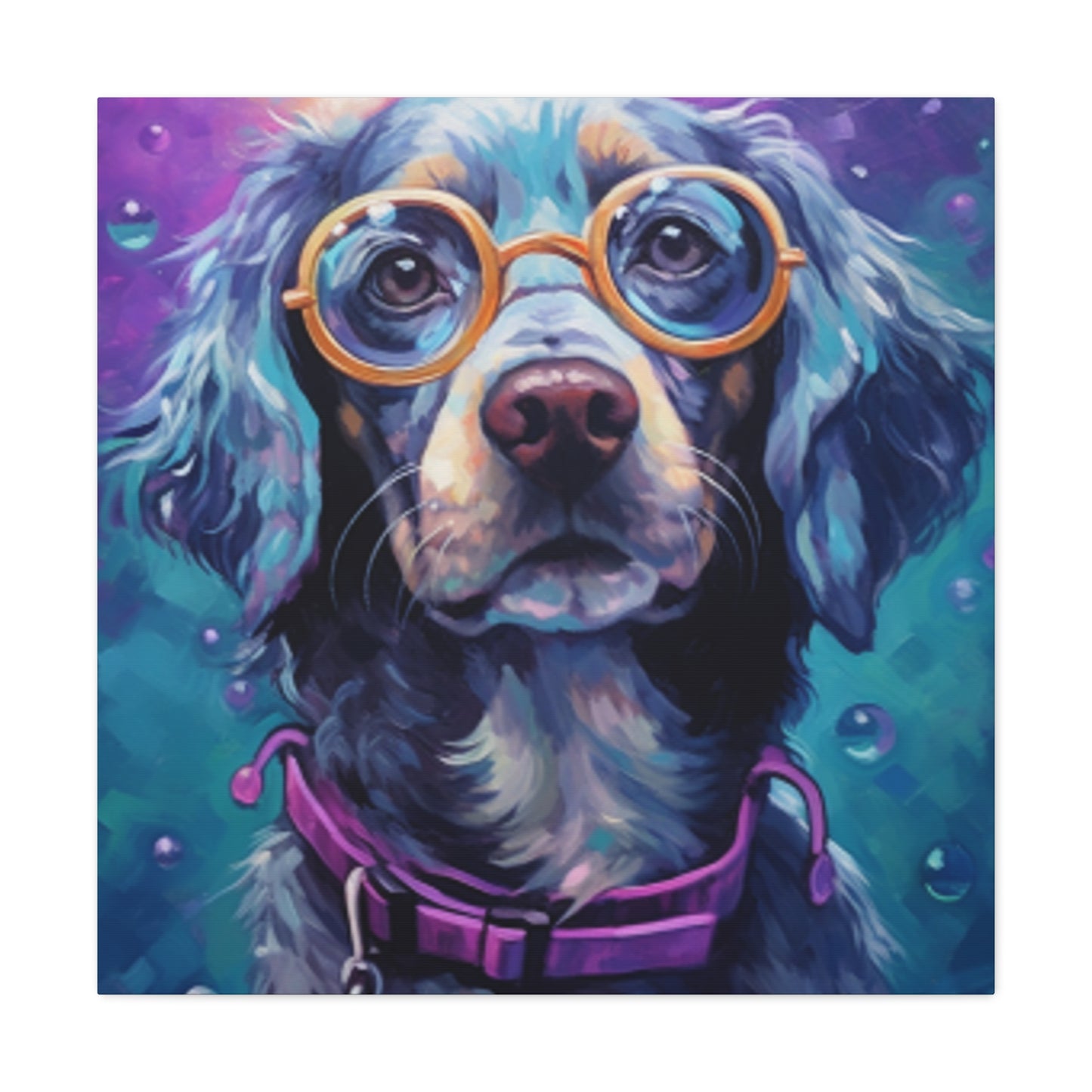 Space Dog Daydreaming - Large Wall Art