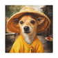 Chihuahua In A Conical Hat - Large Wall Art