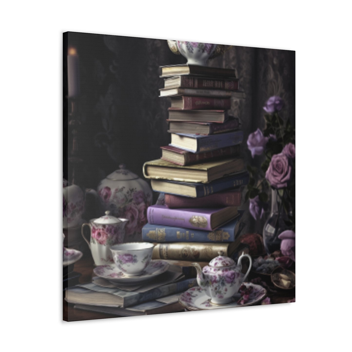 Teatime For A Serious Reader  - Large Wall Art