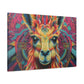 So Much Color Drama On This Llama- Large Wall Art