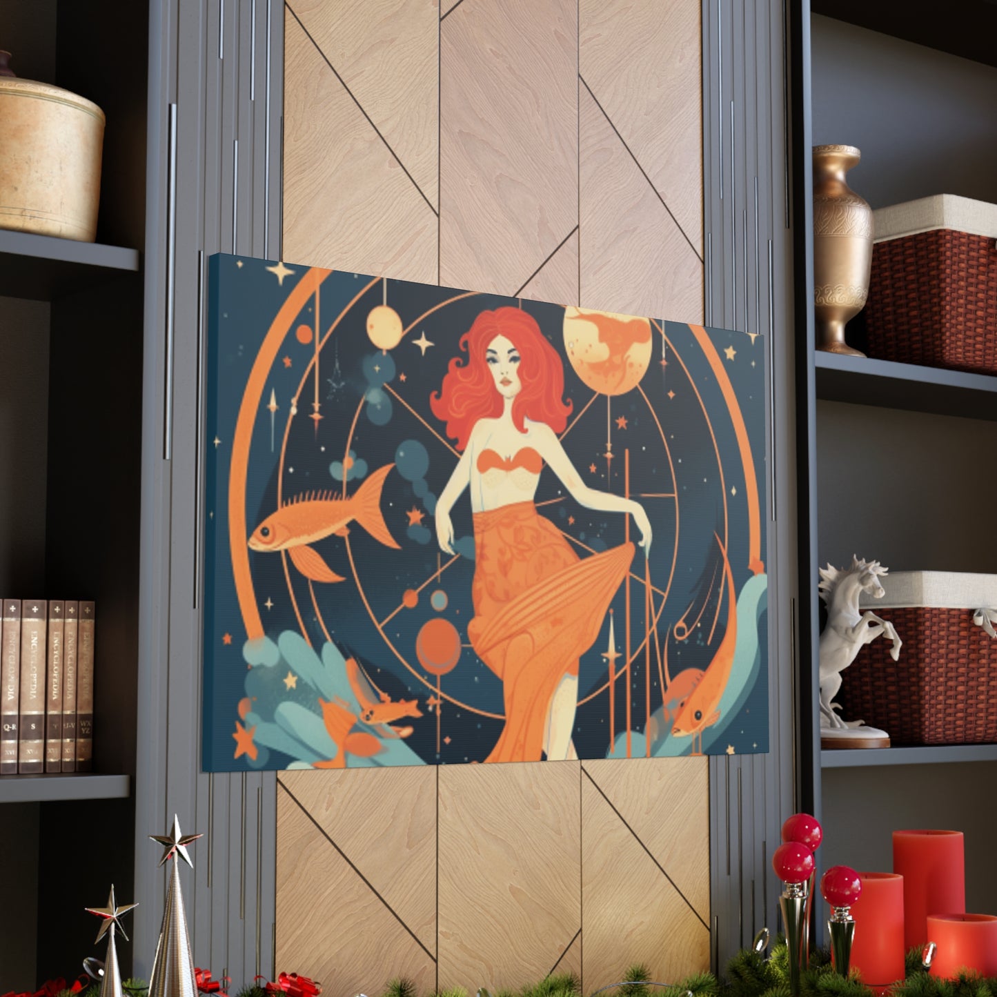 Aquarius, Lofi Style- Large Wall Art