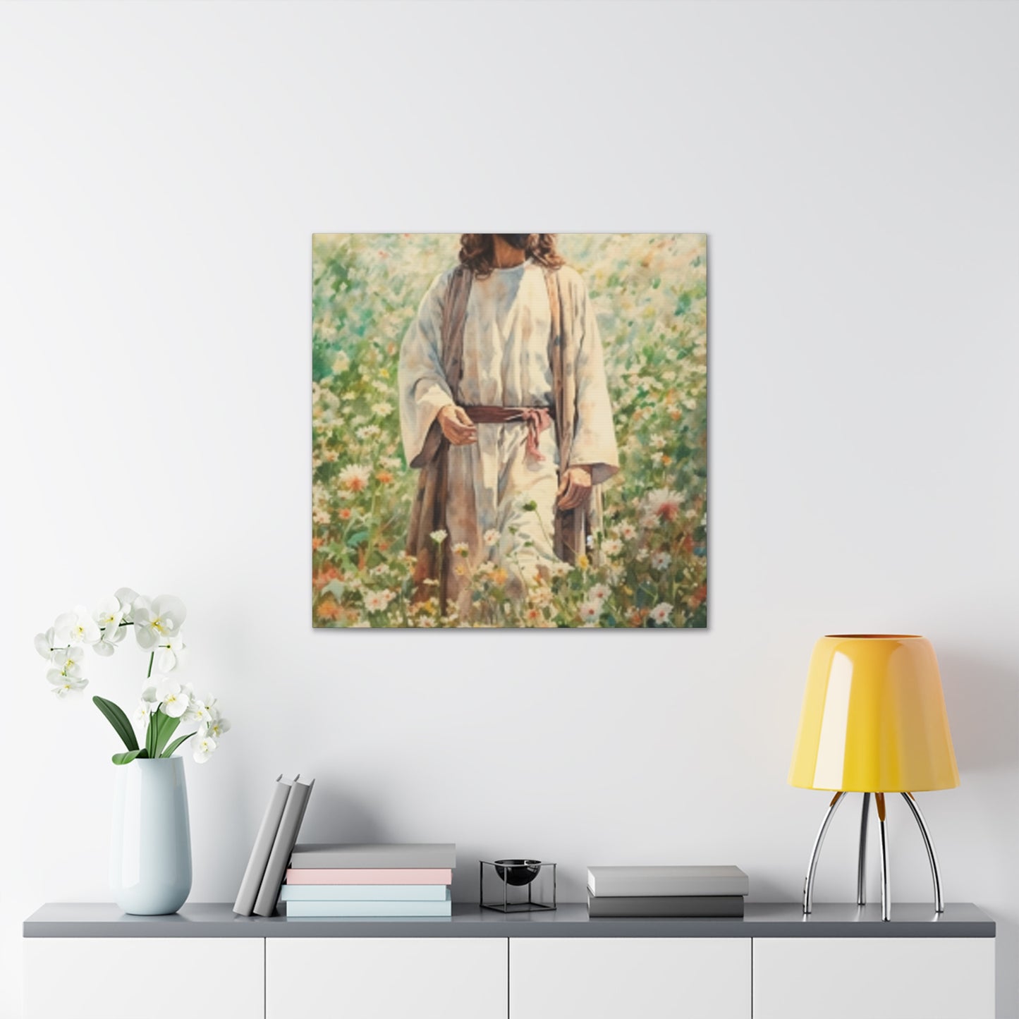 Jesus In The Wilderness - Large Wall Art