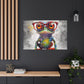 Little Frog In Big Red Glasses- Large Wall Art