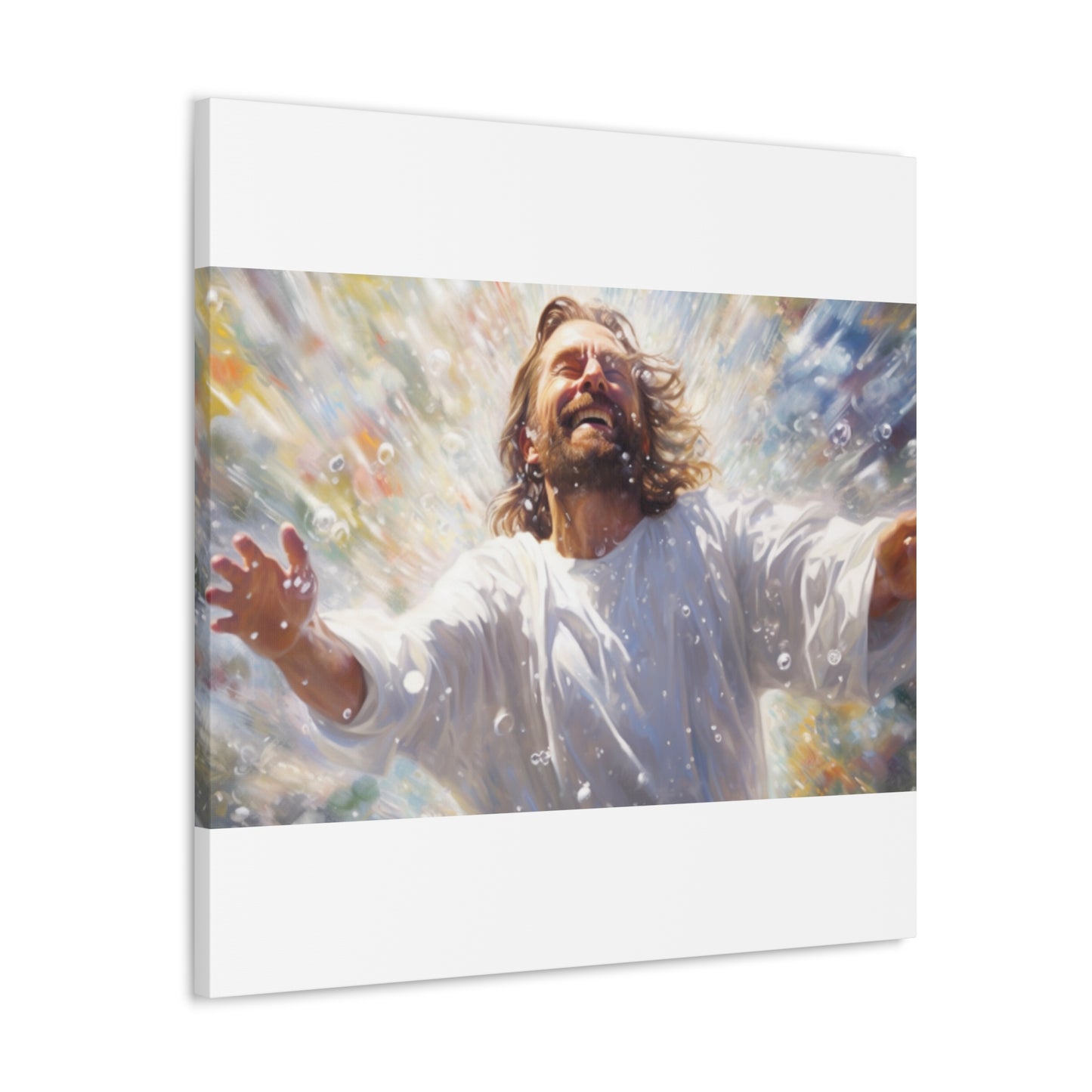 Joyful Jesus Washed Away Our Sins- Large Wall Art