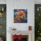 Psychedelic Yellow Flower - Large Wall Art