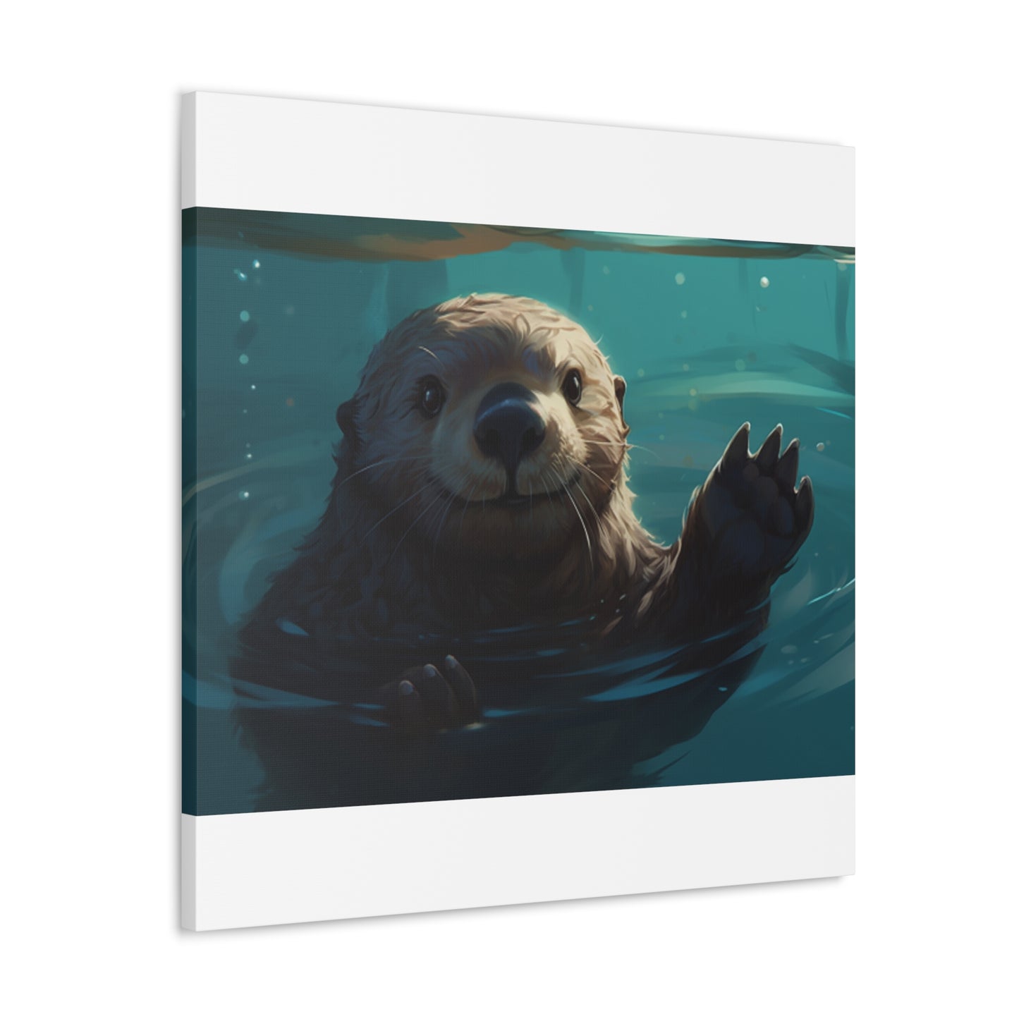 Sea Otter With A Smile- Large Wall Art