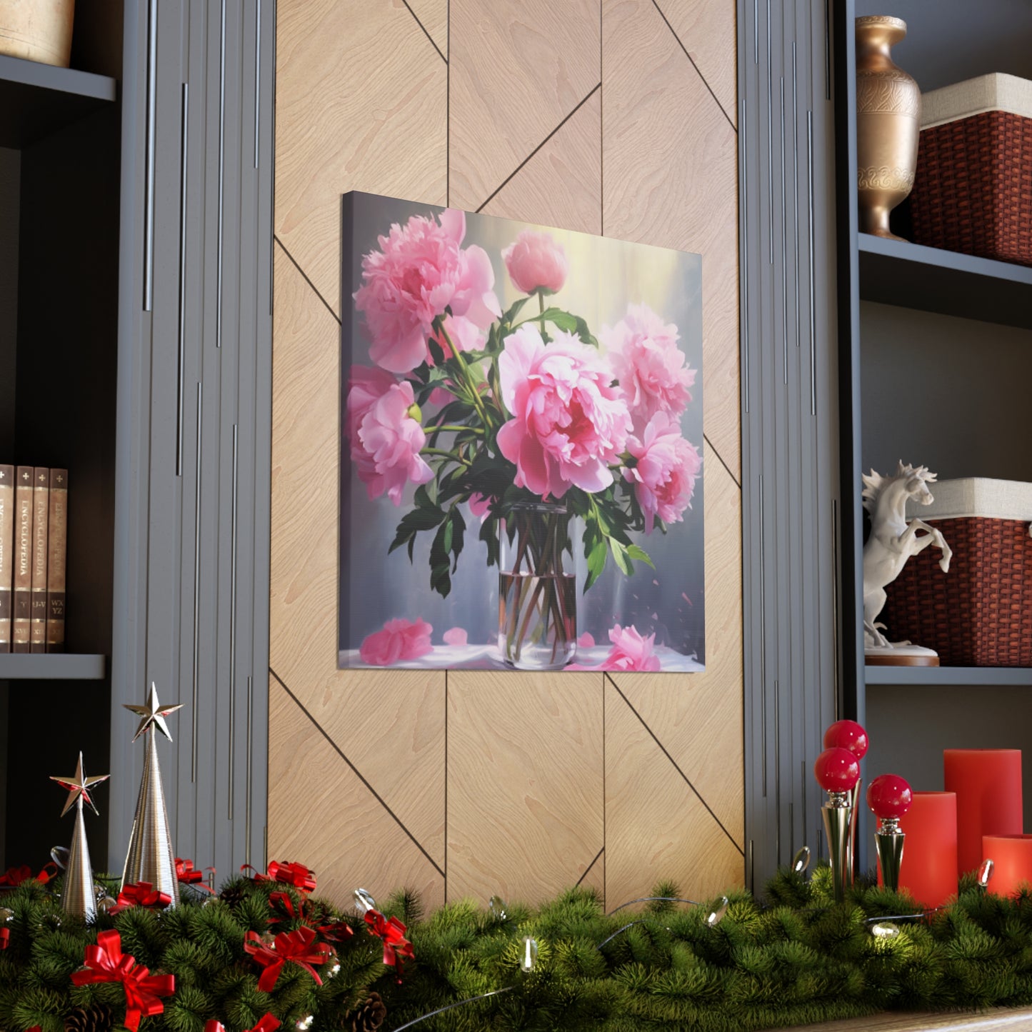 Pretty Perfect Pink Peonies- Large Wall Art