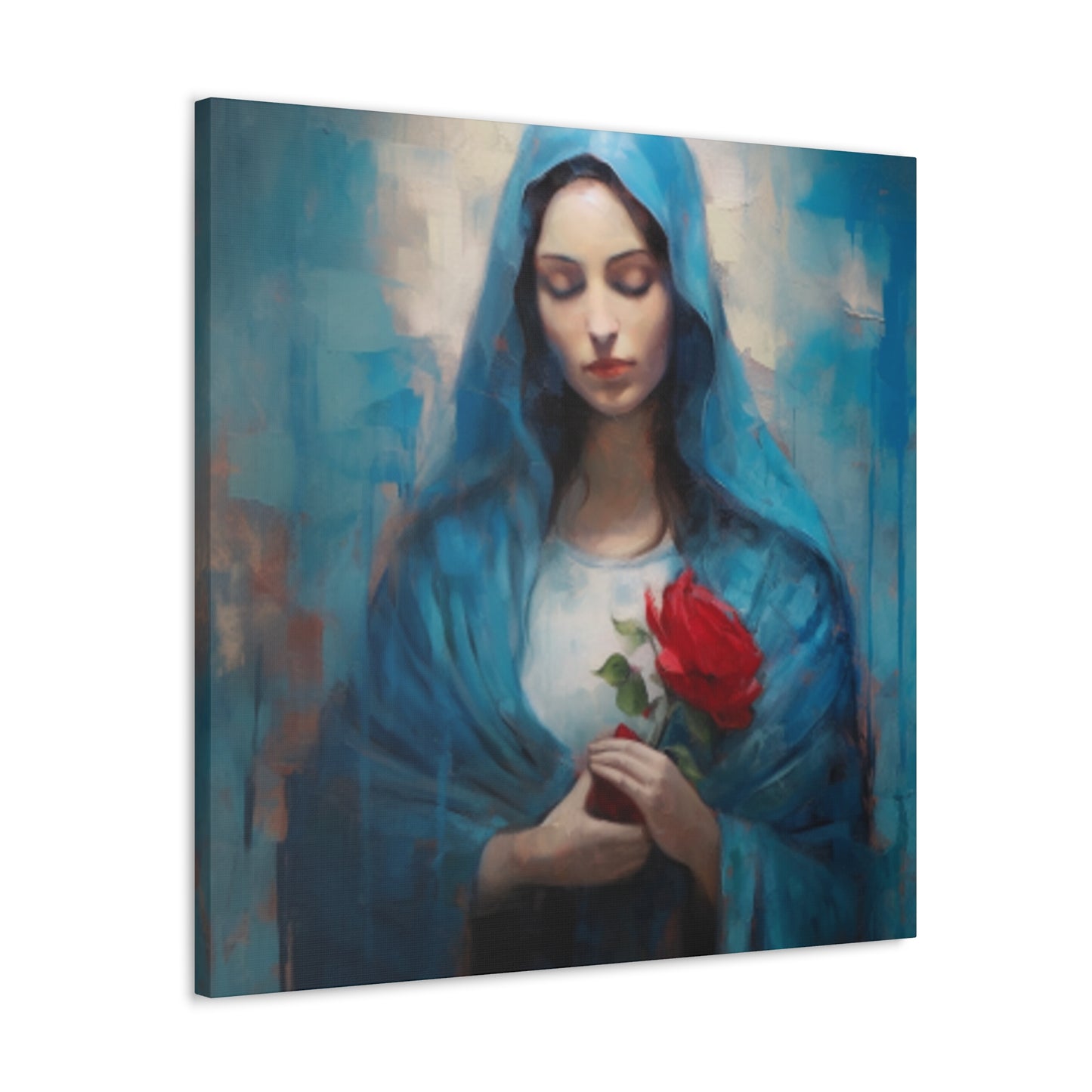 Mother Mary Praying For Sinners - Large Wall Art