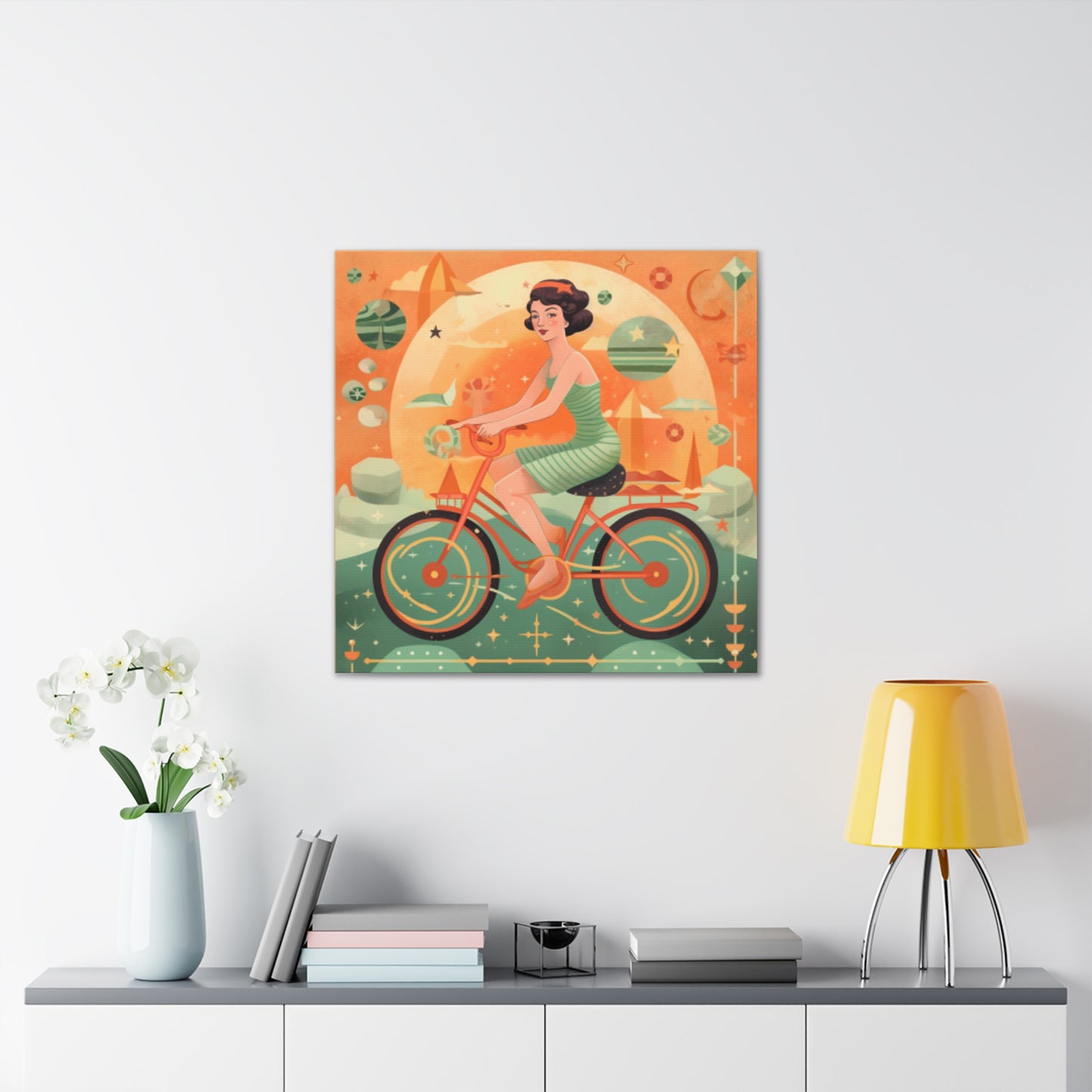 Lofi Style Mercury On The Go- Large Wall Art