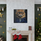 Blue Glasses And Jacket On Orange Kitty - Large Wall Art