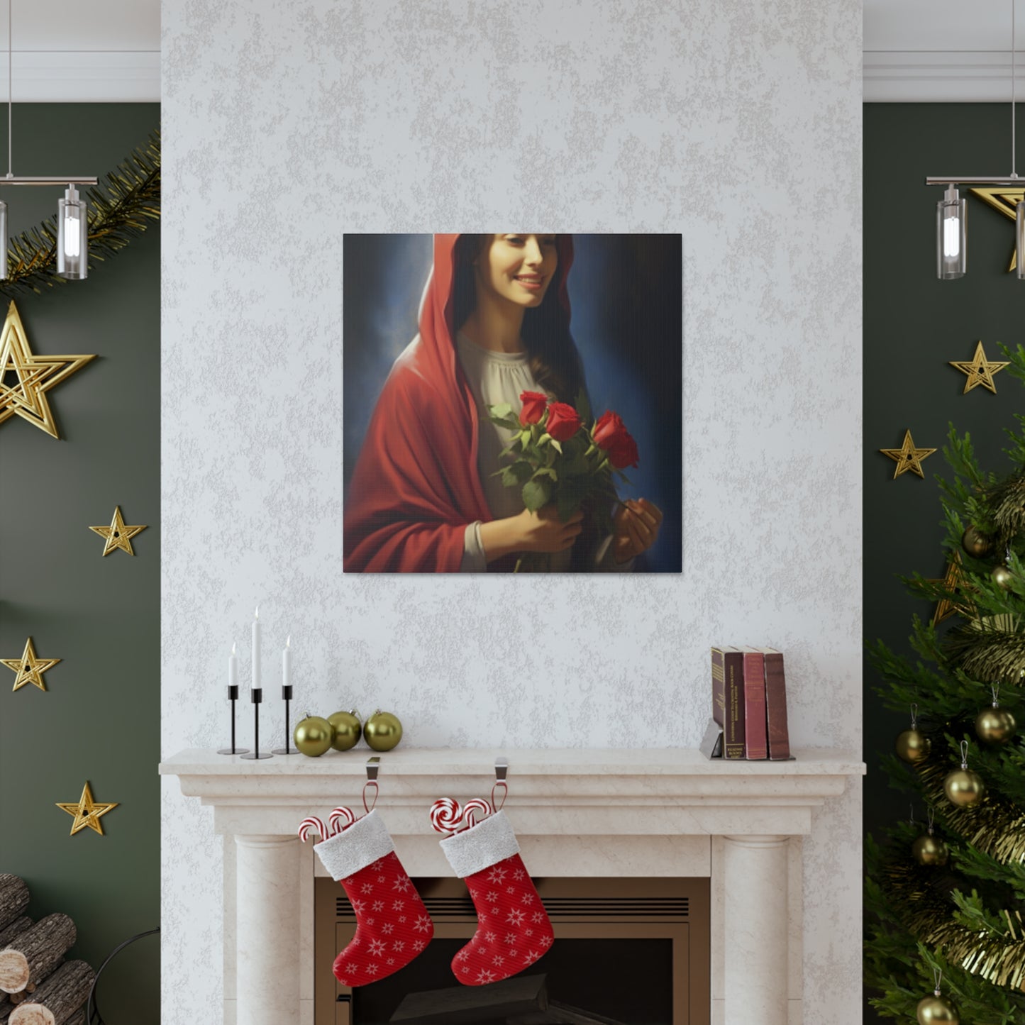 Too Blessed To Stress Mary - Large Wall Art