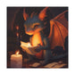 How Fire Dragon Reads At Night- Large Wall Art