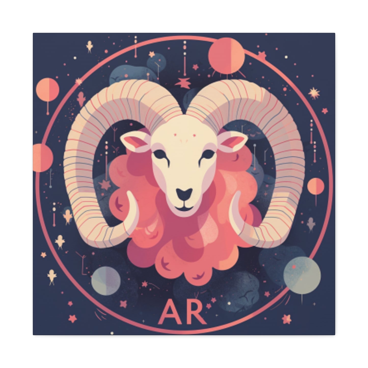 Aries, Lofi Style- Large Wall Art