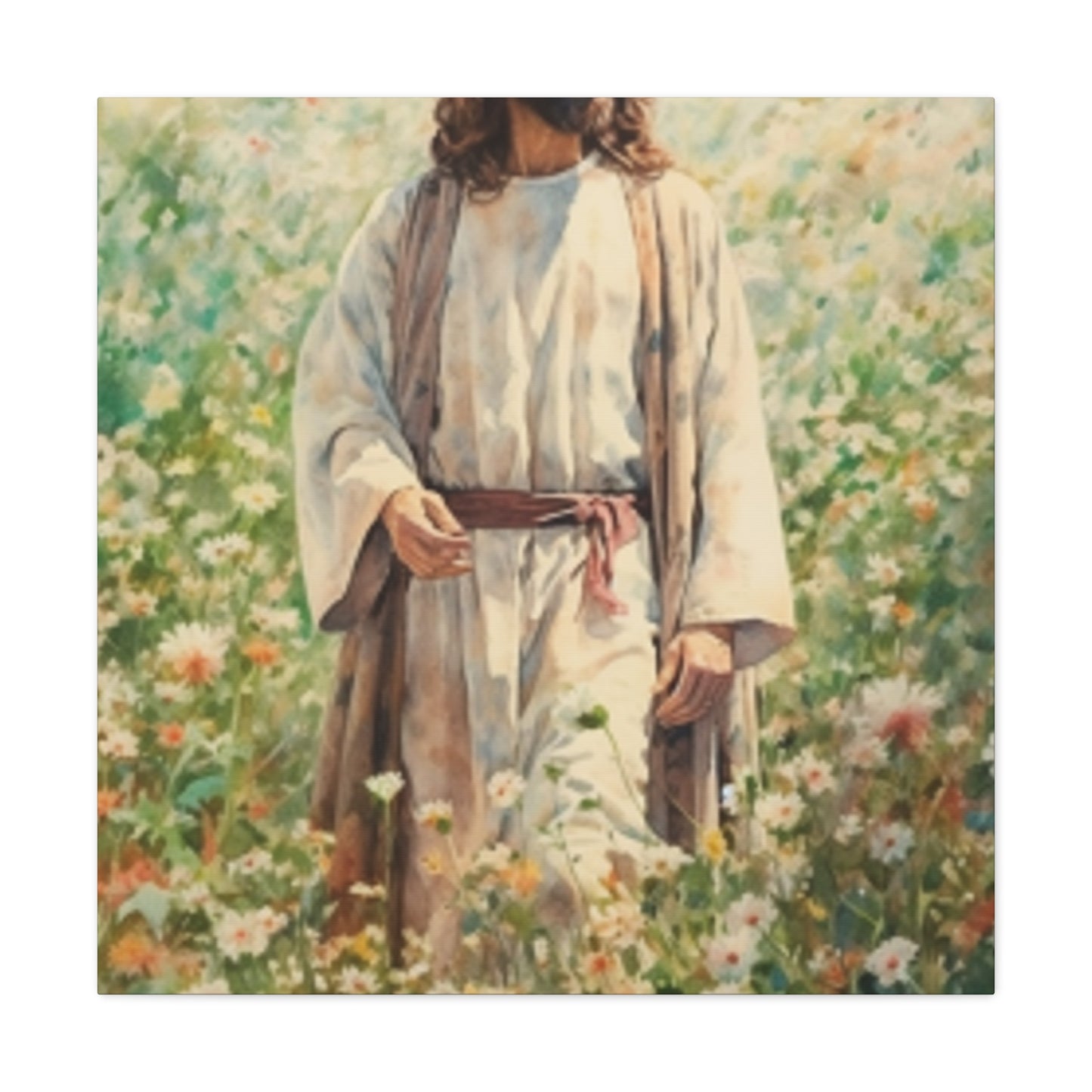 Jesus In The Wilderness - Large Wall Art