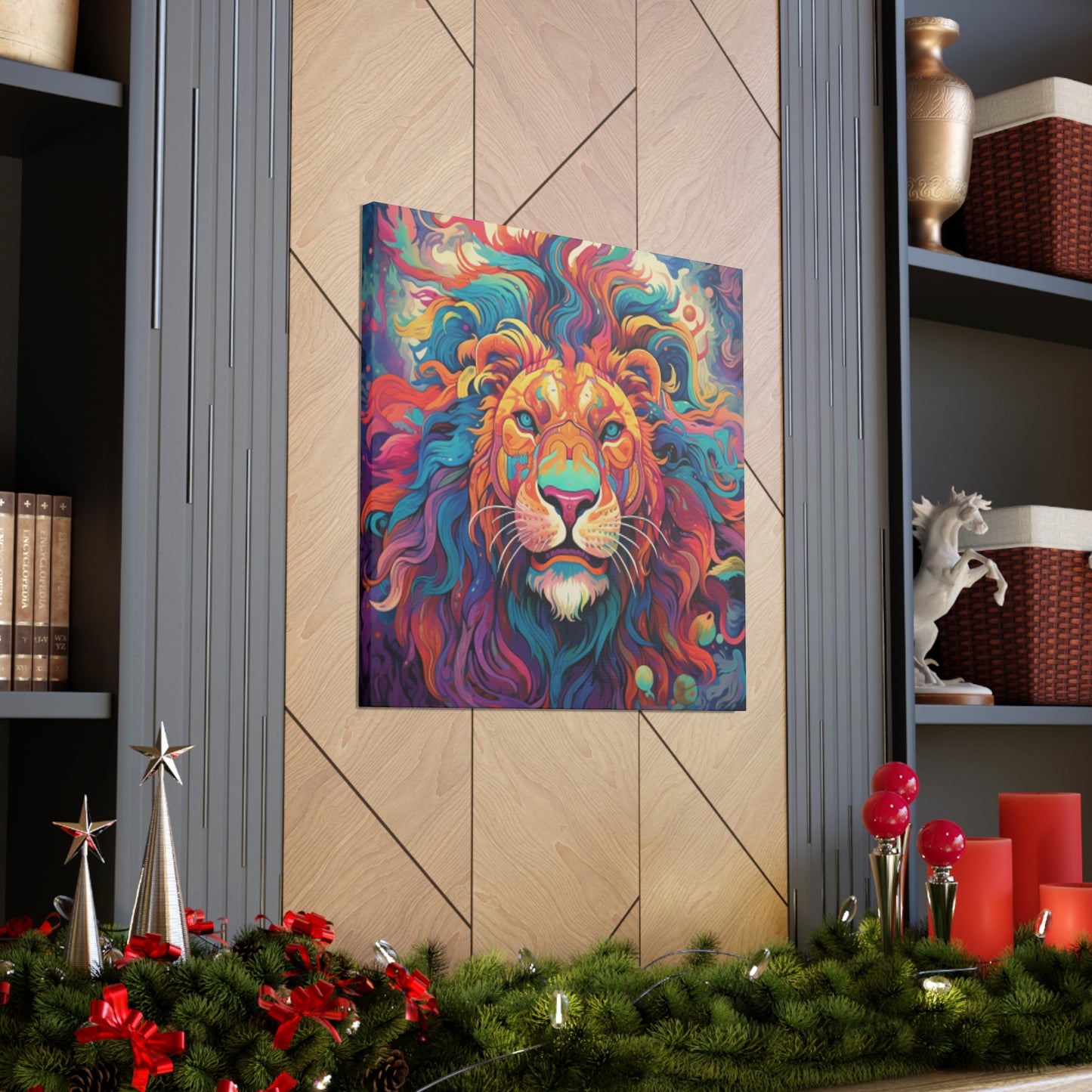 Majestic Dreamland Lion   - Large Wall Art