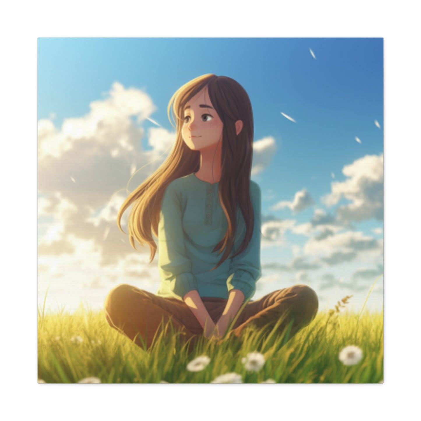 Sunshine And Grass- Large Wall Art