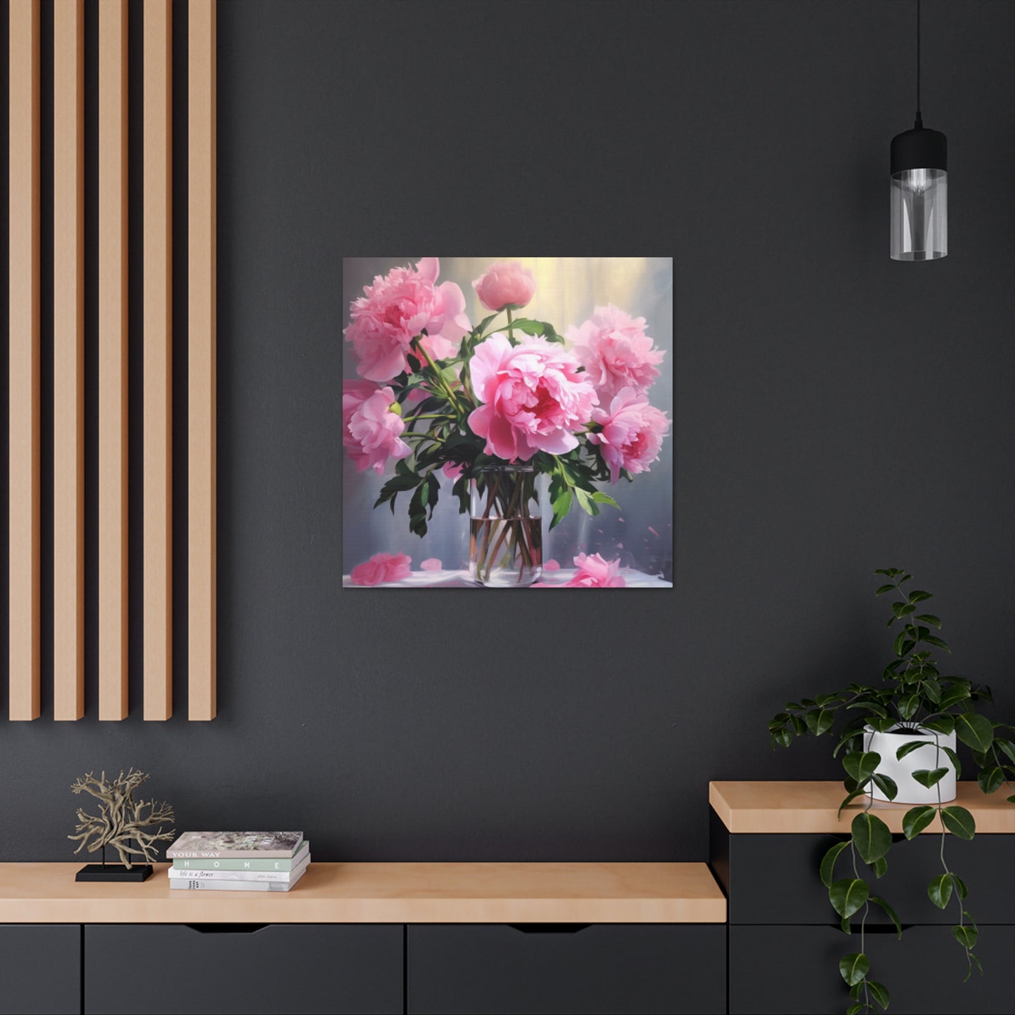 Pretty Perfect Pink Peonies- Large Wall Art