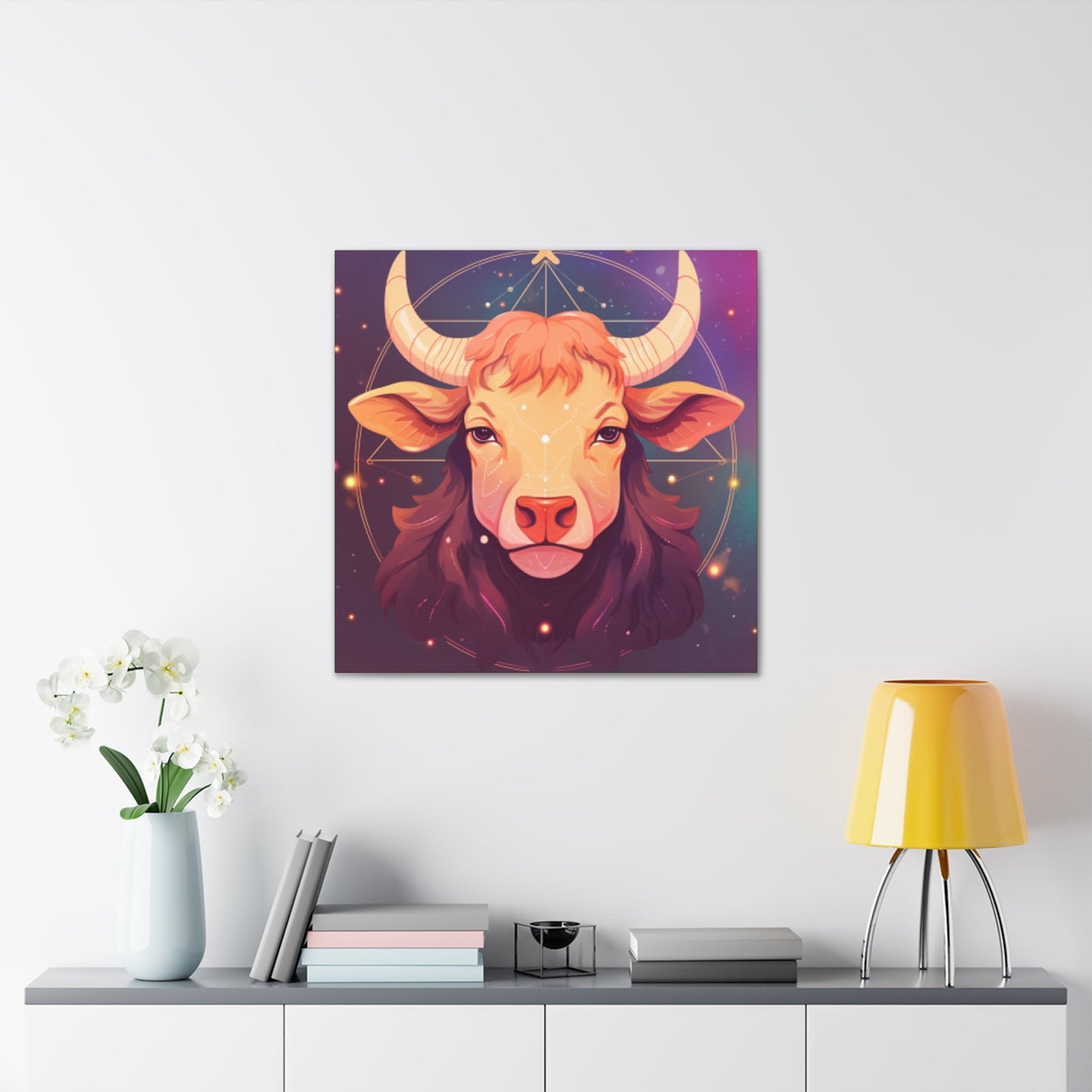 Serious Taurus Lofi Style- Large Wall Art