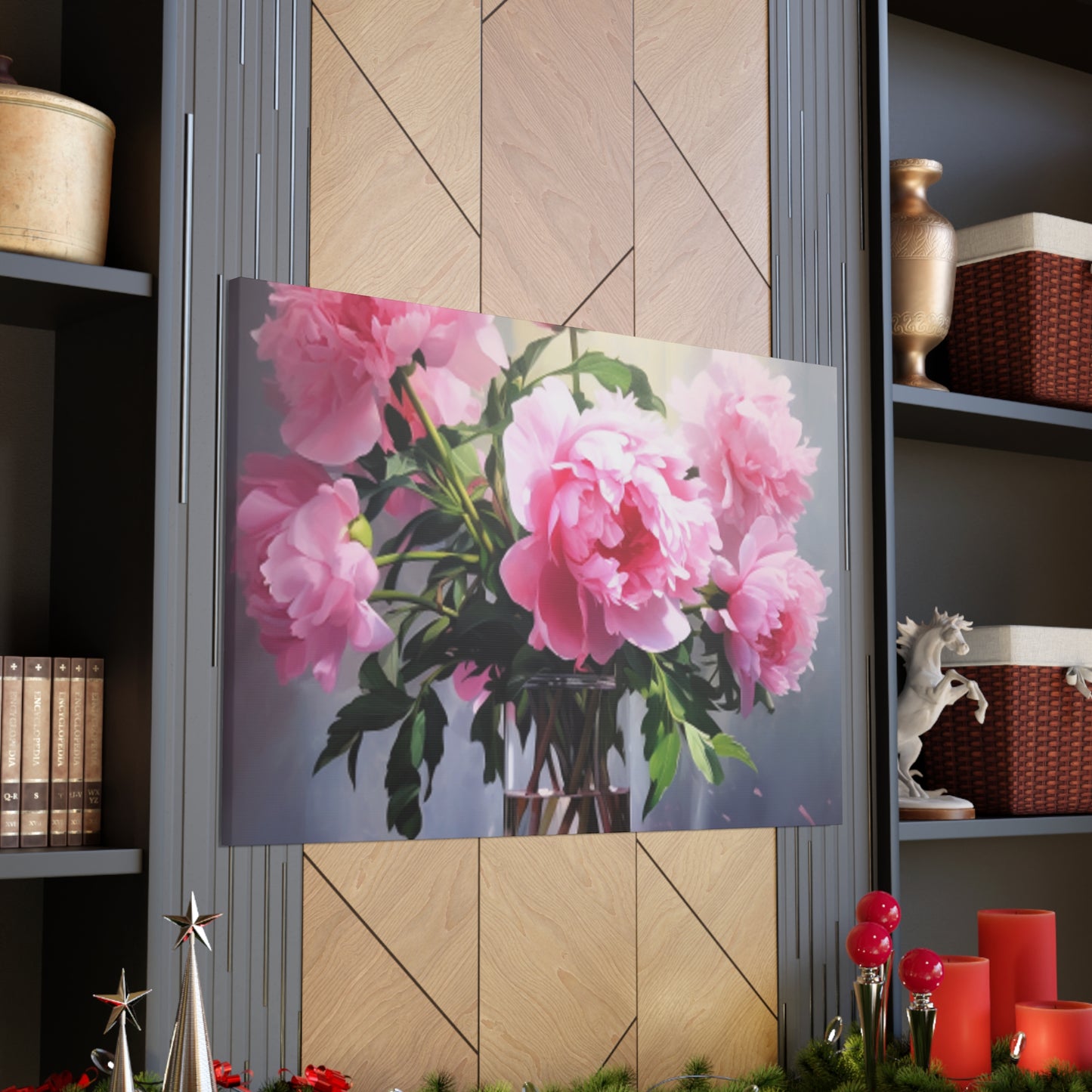 Pretty Perfect Pink Peonies- Large Wall Art