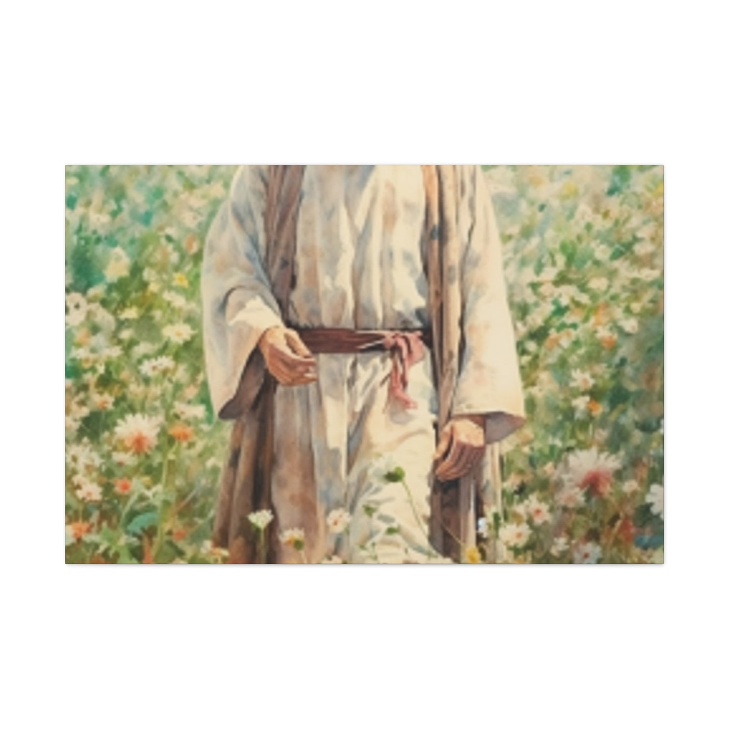 Jesus In The Wilderness - Large Wall Art