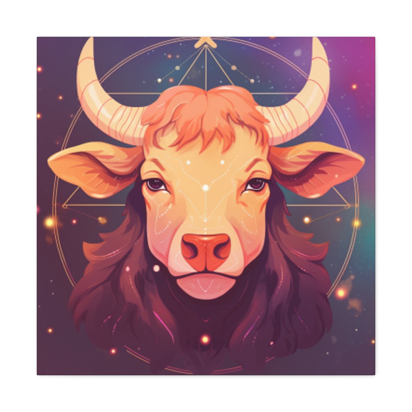 Serious Taurus Lofi Style- Large Wall Art