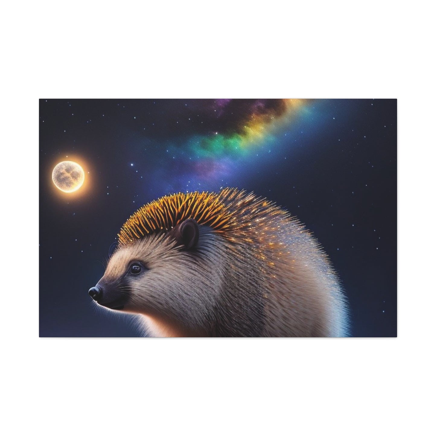 Porcupine Enjoying A Beautiful Evening- Large Wall Art