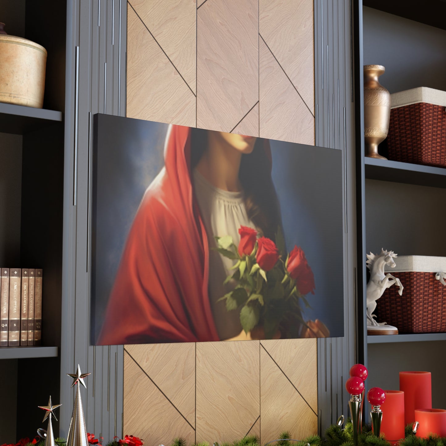 Too Blessed To Stress Mary - Large Wall Art