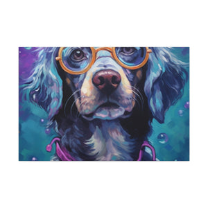 Space Dog Daydreaming - Large Wall Art