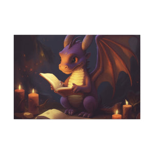 Story Time For Dragon- Large Wall Art