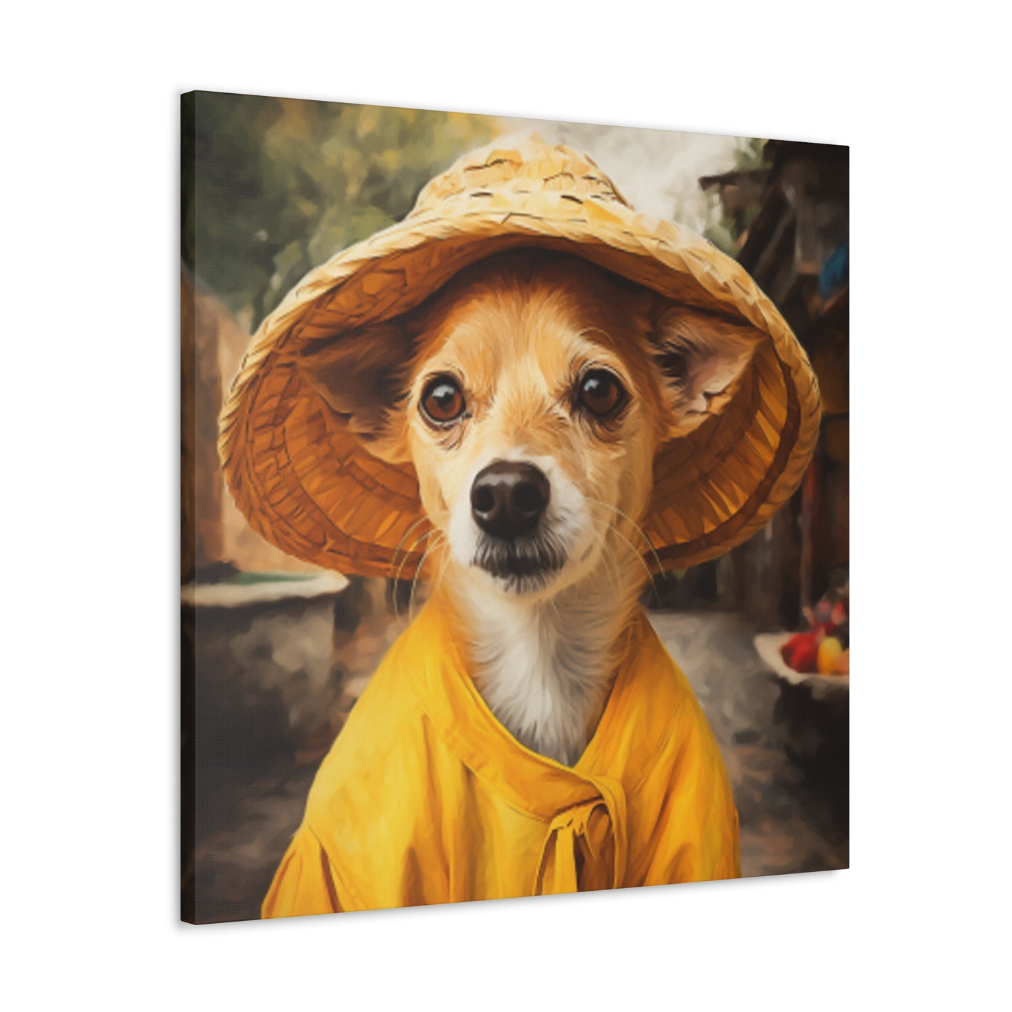 Chihuahua In A Conical Hat - Large Wall Art