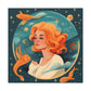 Lofi, Astrology,  Dreaming Of Aquarius - Large Wall Art