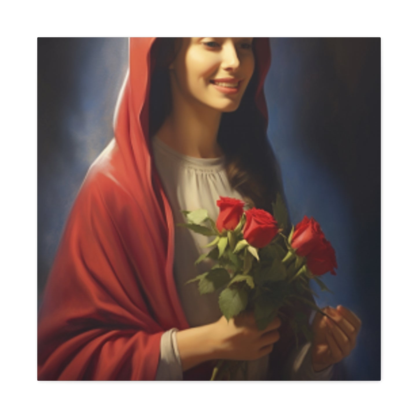 Too Blessed To Stress Mary - Large Wall Art