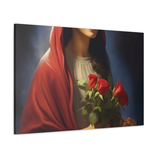 Too Blessed To Stress Mary - Large Wall Art