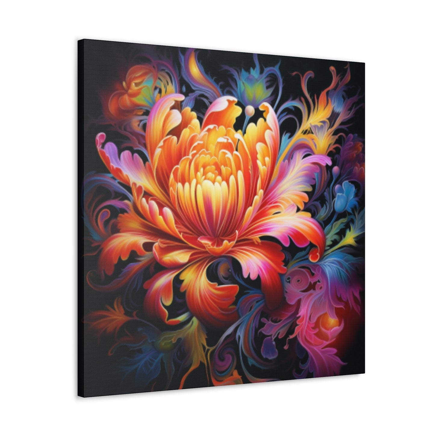 Totally Groovy Glowing Flower - Large Wall Art