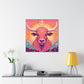 Happy Taurus Lofi Style- Large Wall Art