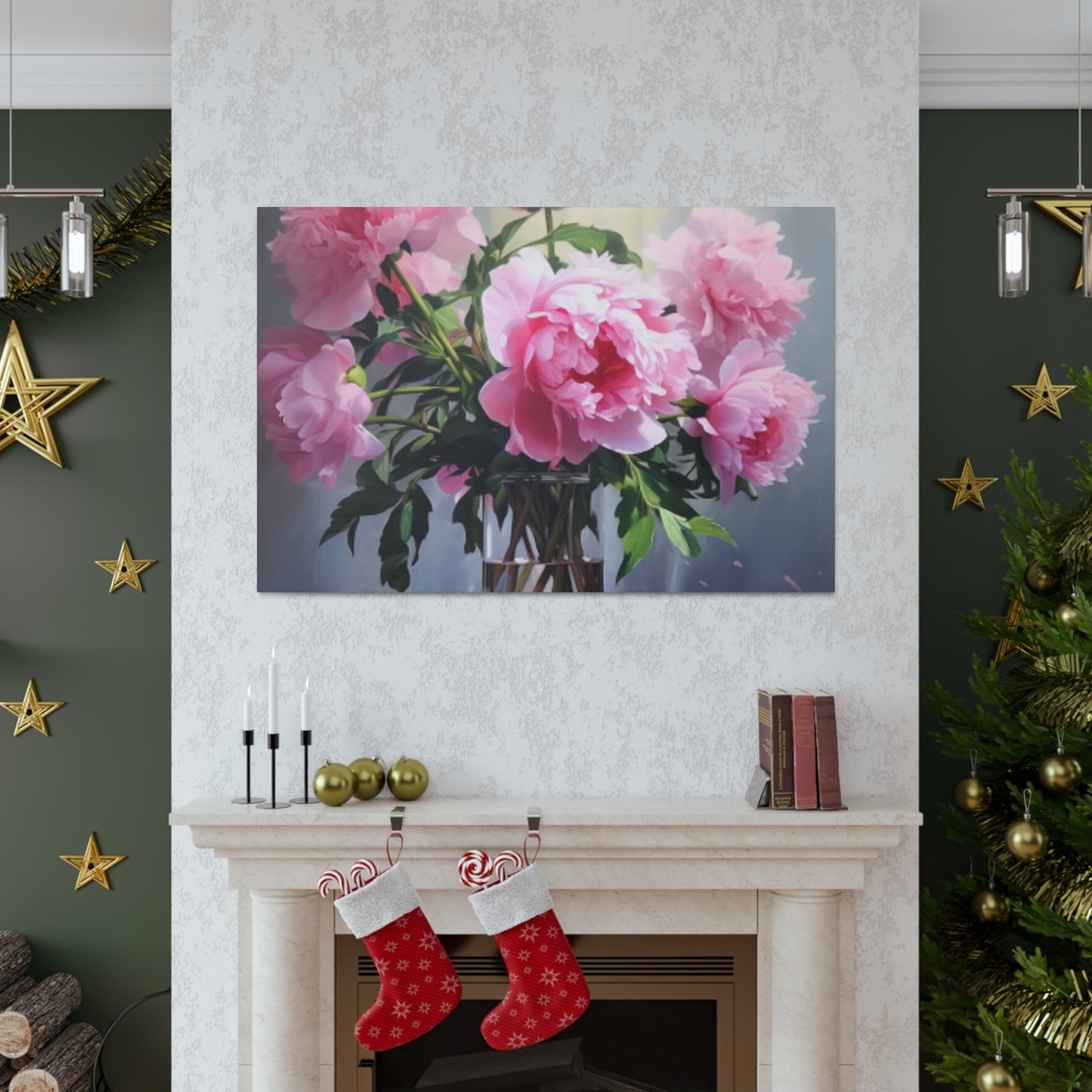 Pretty Perfect Pink Peonies- Large Wall Art