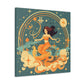 Lofi, Astrology,  Dreaming Of Aquarius (1)- Large Wall Art