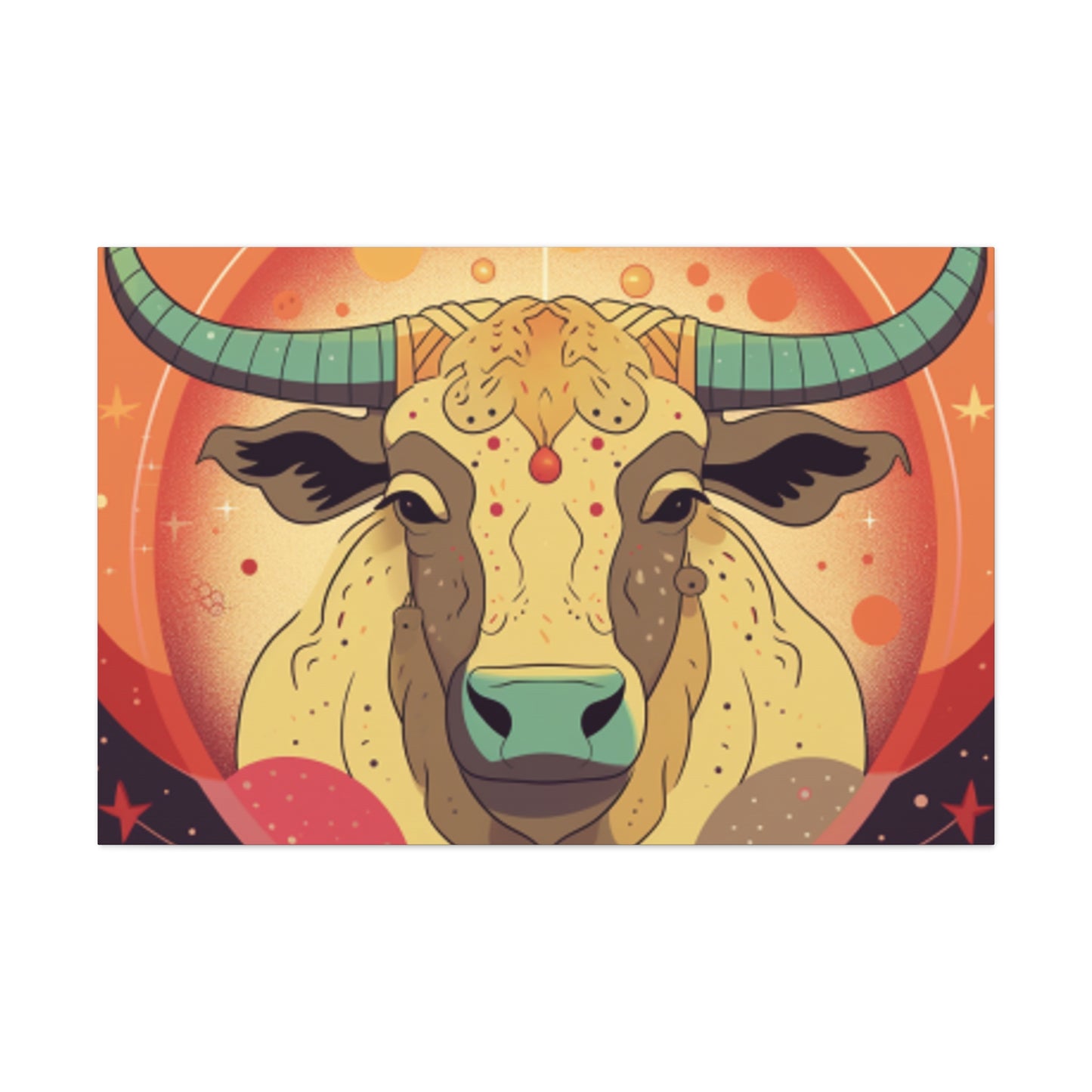 Sweet Taurus Lofi Style- Large Wall Art