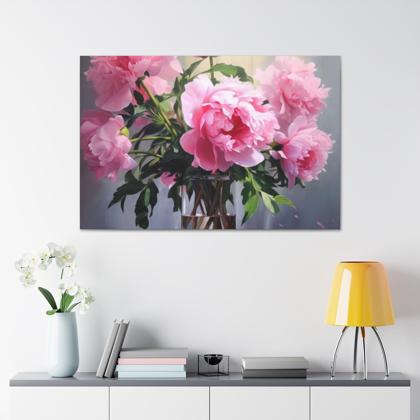 Pretty Perfect Pink Peonies- Large Wall Art