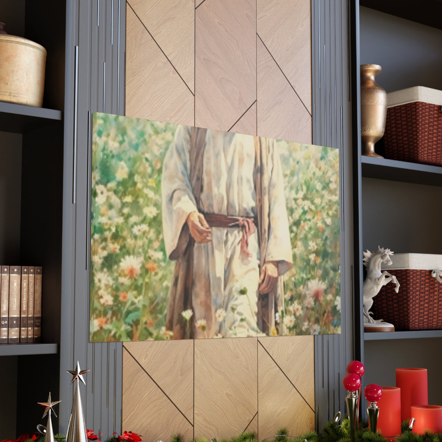 Jesus In The Wilderness - Large Wall Art