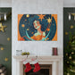 Super Aquarius Chick, Lofi Style- Large Wall Art