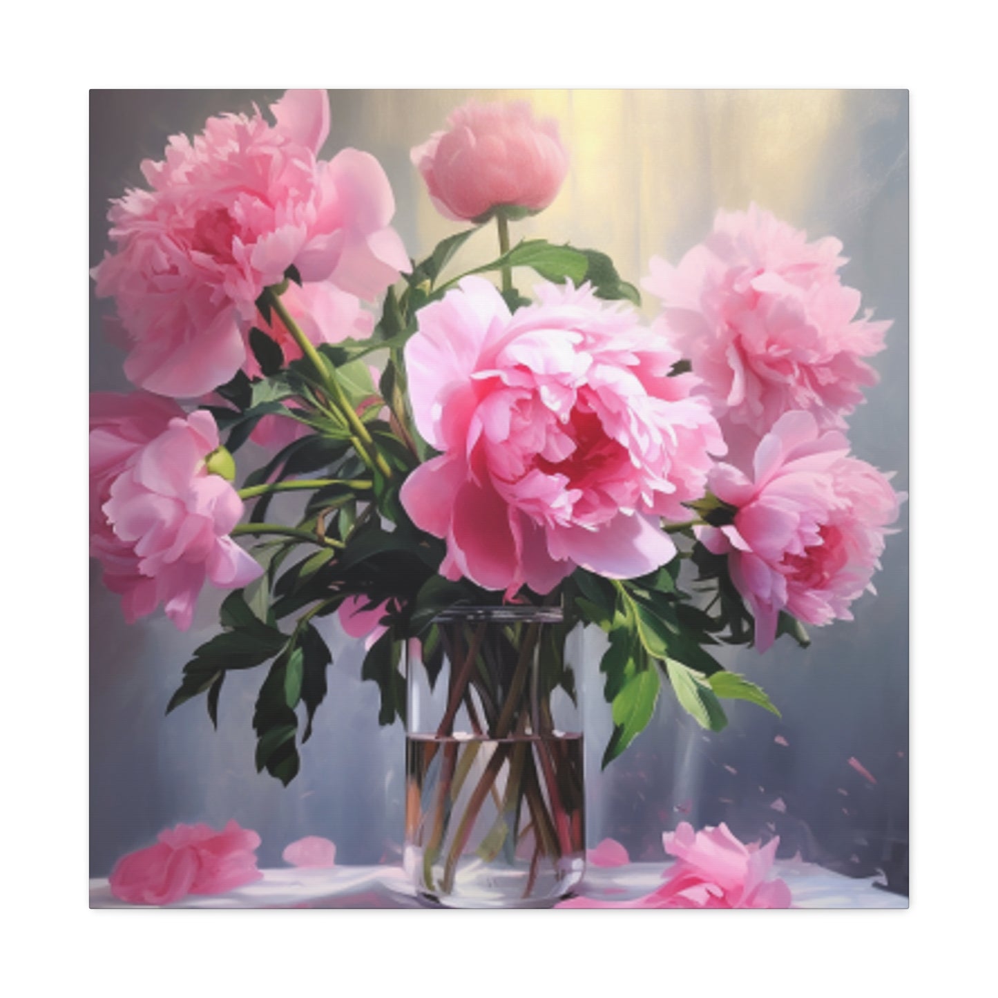 Pretty Perfect Pink Peonies- Large Wall Art