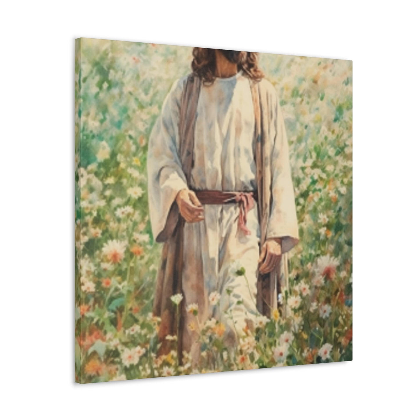 Jesus In The Wilderness - Large Wall Art