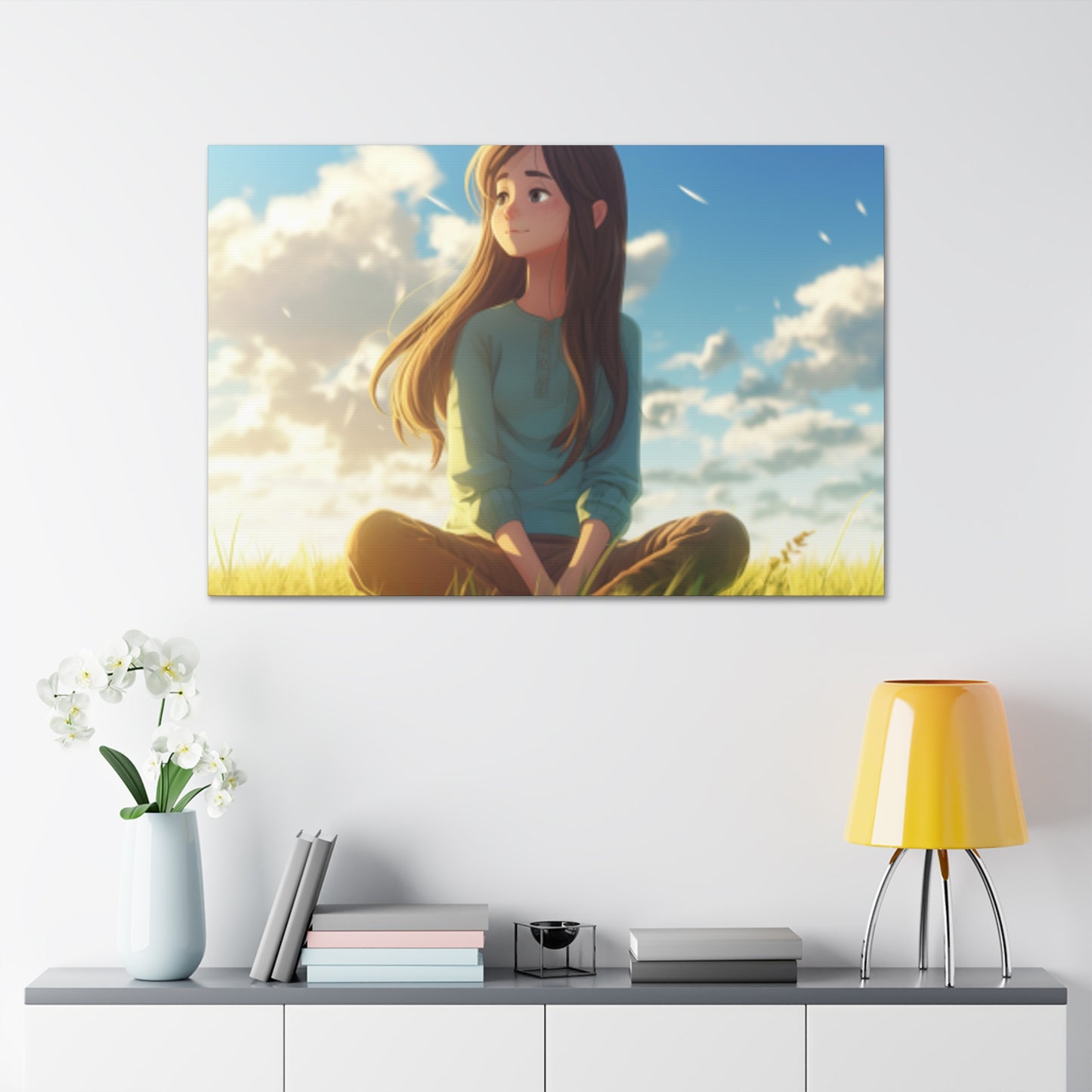 Sunshine And Grass- Large Wall Art