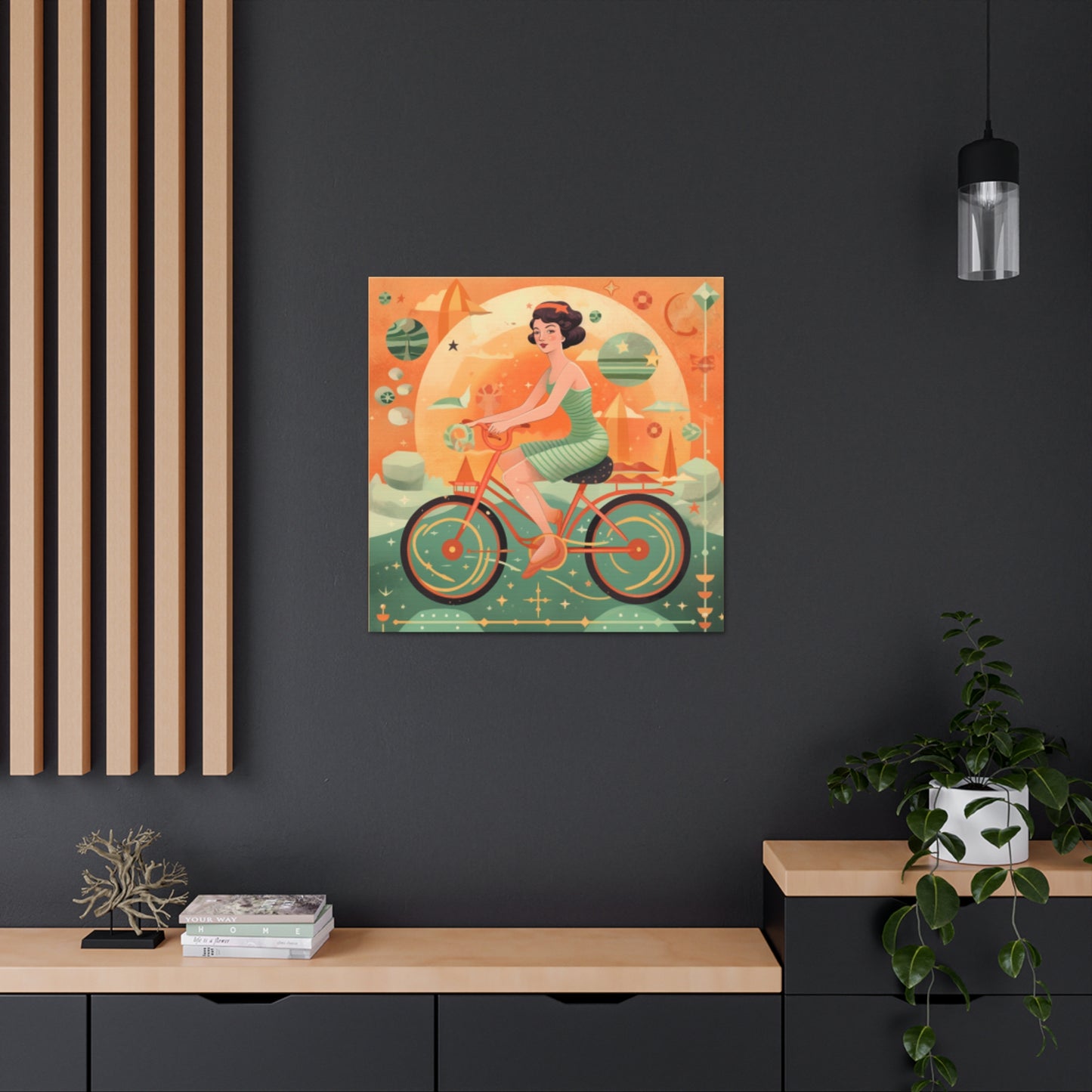 Lofi Style Mercury On The Go- Large Wall Art