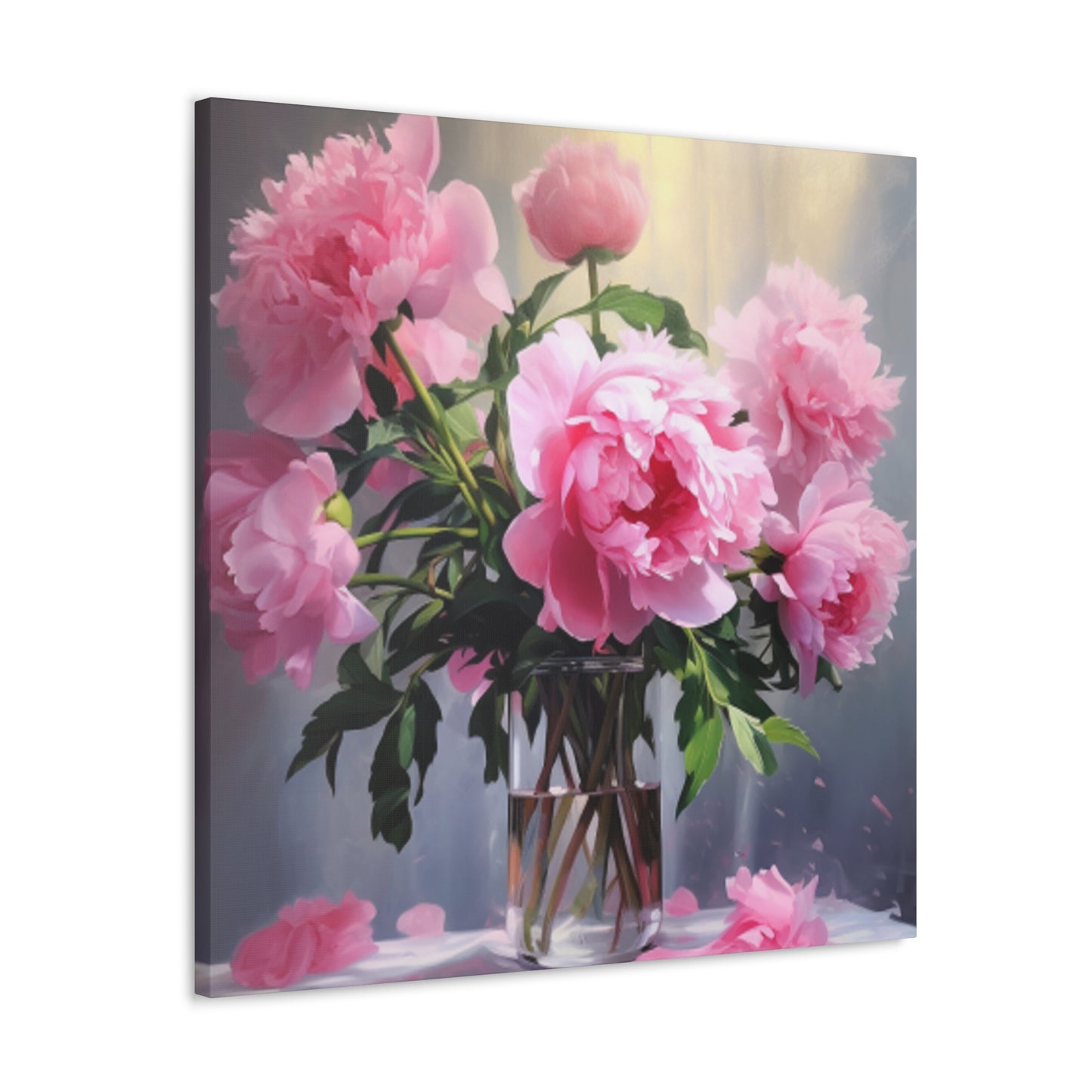 Pretty Perfect Pink Peonies- Large Wall Art