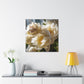 Soft White Peonies In Warm Light - Large Wall Art
