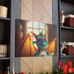 Little Dragon Reads A Book- Large Wall Art
