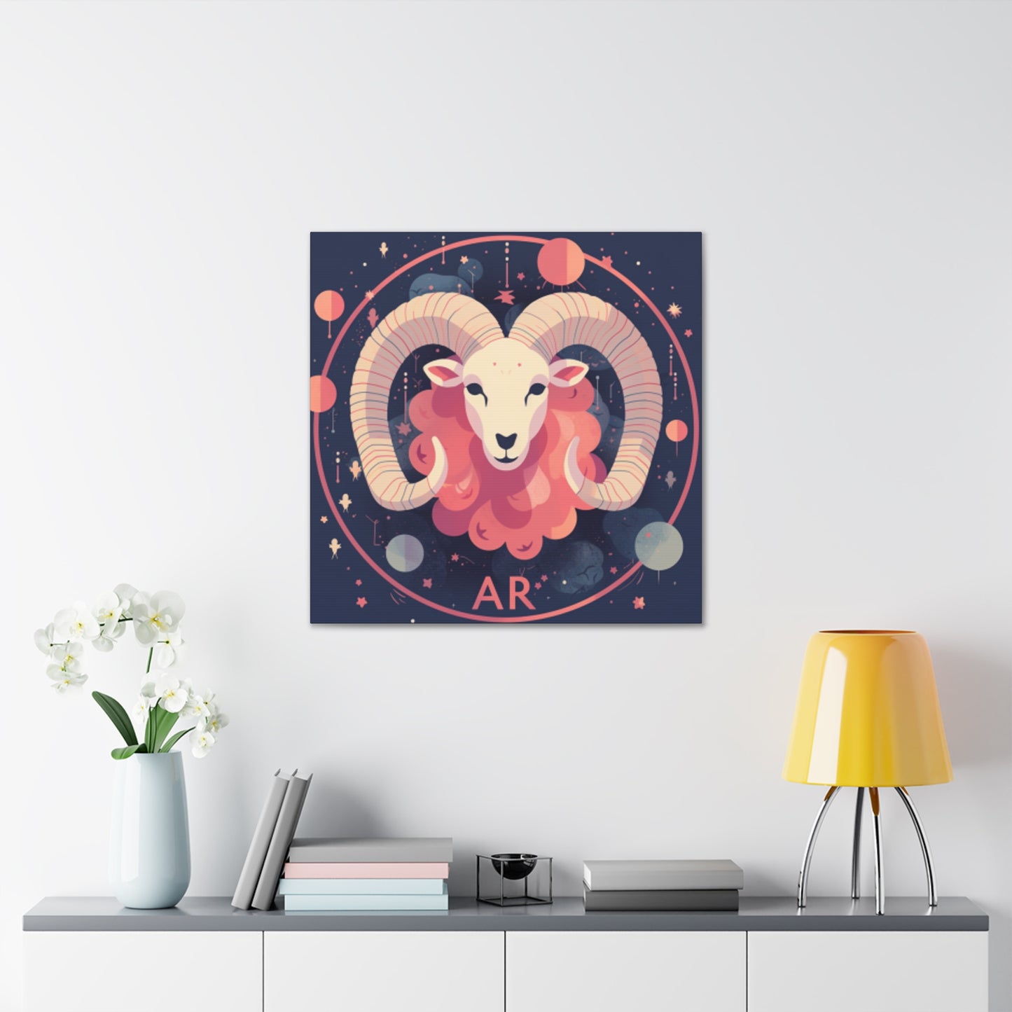 Aries, Lofi Style- Large Wall Art